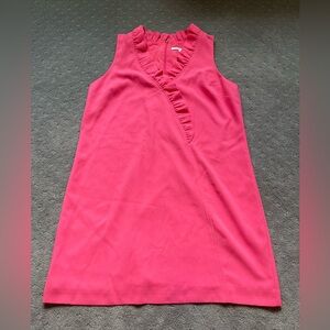 Trina Turk Shift Dress With Ruffle Detail Size XL Career Wear